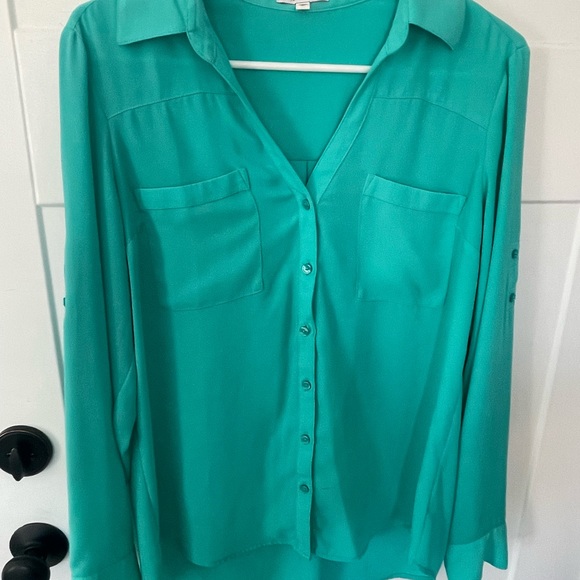 Express Tops - Express Portofino shirt, aqua